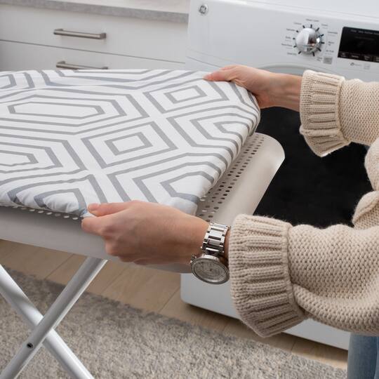 Simplify Silver Scorch Resistant Ironing Board Cover & Pad